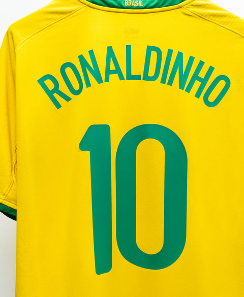 Brazil 2008 Ronaldinho Home Kit (XL)