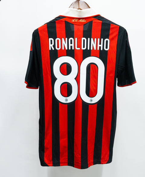 AC Milan 2009-10 Ronaldinho Home Kit (M)