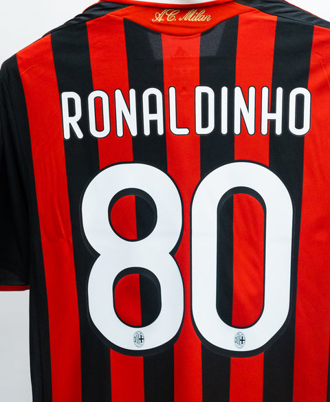 AC Milan 2009-10 Ronaldinho Home Kit (M)