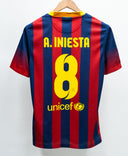 Barcelona 2013-14 Iniesta Home Kit (S)