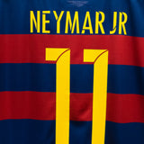 Barcelona 2015-16 Neymar Jr Home Kit (L)
