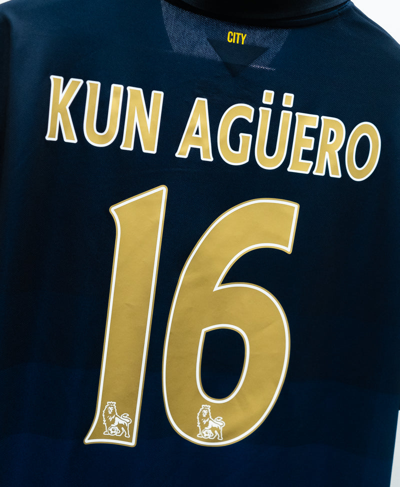 Manchester City 2014-15 Kun Aguero Away Kit (2XL)