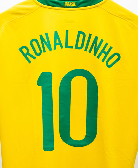 Brazil 2008 Ronaldinho Home Kit (XL)