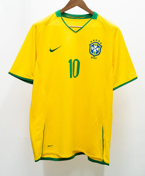 Brazil 2008 Ronaldinho Home Kit (XL)