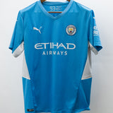 Manchester City 2021-22 Mahrez Home Kit (L)