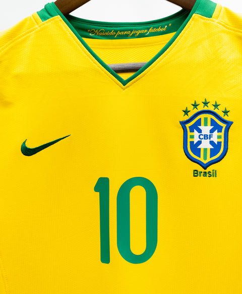 Brazil 2008 Ronaldinho Home Kit (YXL)