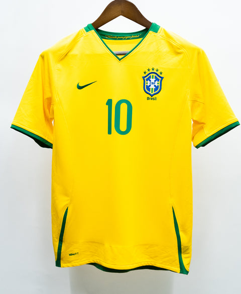 Brazil 2008 Ronaldinho Home Kit (YXL)