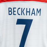 England 2004 Beckham Long Sleeve Home Kit (XL)
