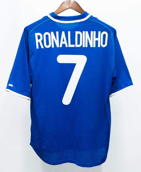 Brazil 2000 Ronaldinho Away Kit (M)