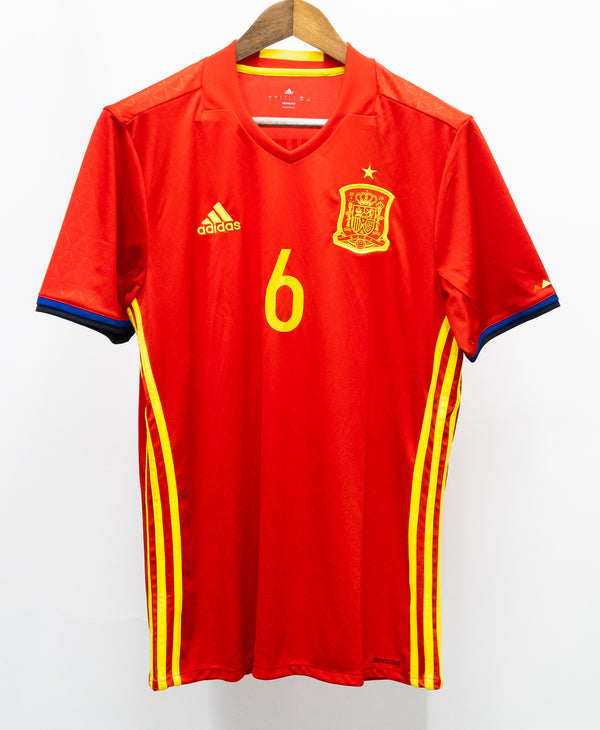 Spain 2016 Iniesta Home Kit w/ Tags (L)