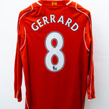 Liverpool 2014-15 Gerrard Long Sleeve Home Kit (S)