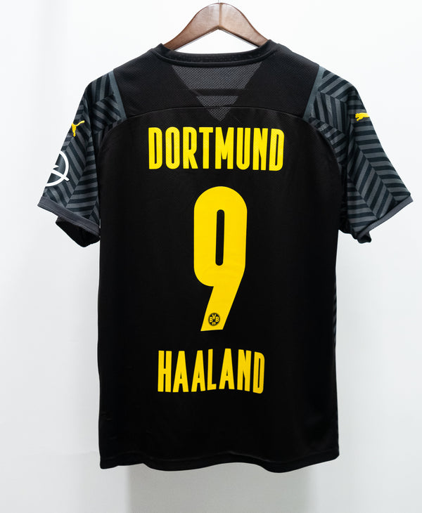 Borussia Dortmund 2021-22 Haaland Away Kit (L)