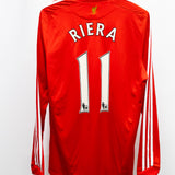 Liverpool 2008-09 Riera Long Sleeve Home Kit (L)
