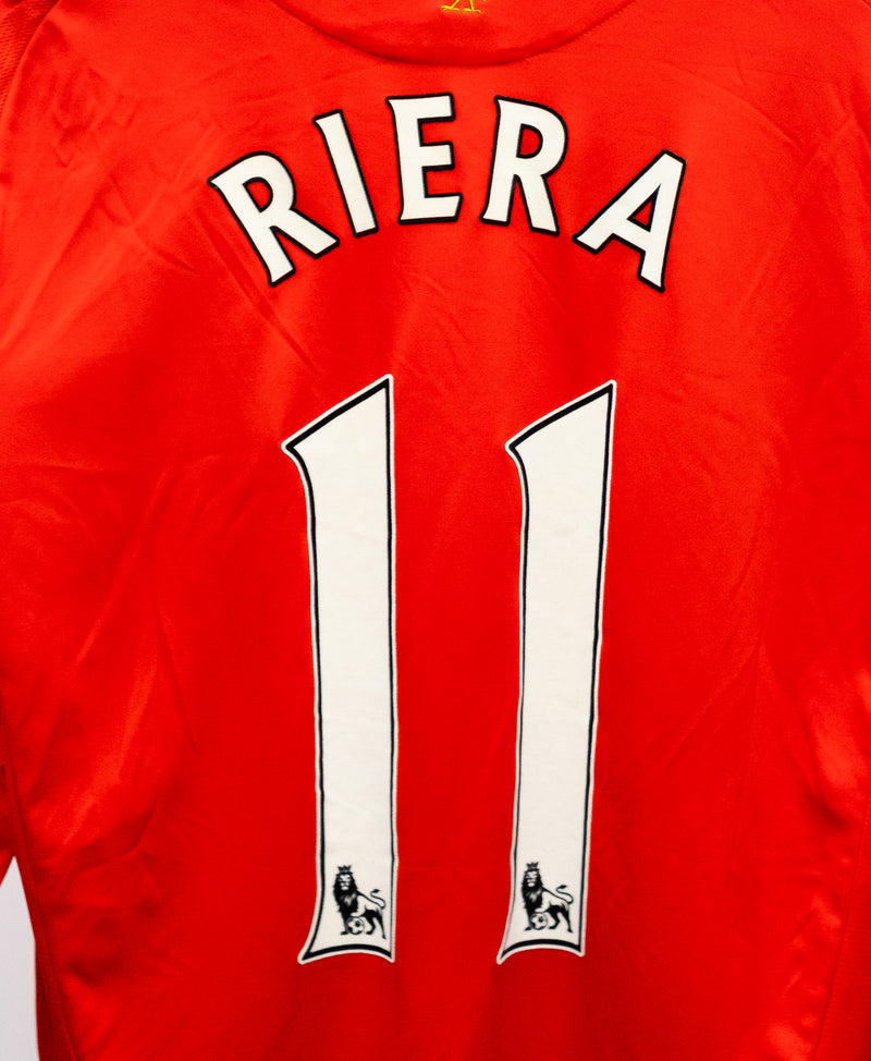 Liverpool 2008-09 Riera Long Sleeve Home Kit (L)