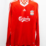 Liverpool 2008-09 Riera Long Sleeve Home Kit (L)