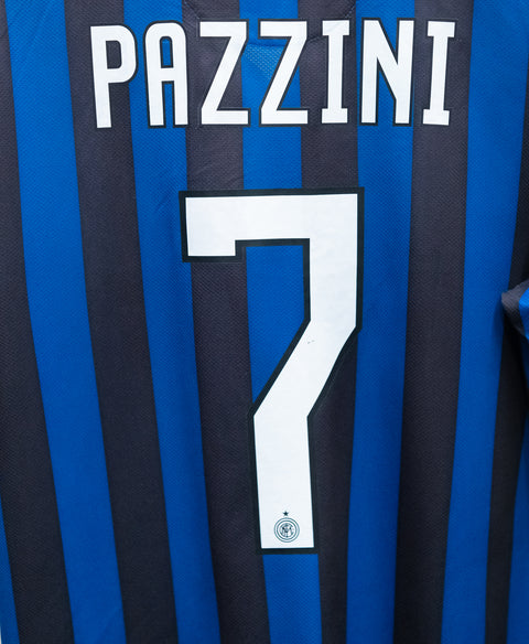 Inter Milan 2011-12 Pazzini Home Kit (L)