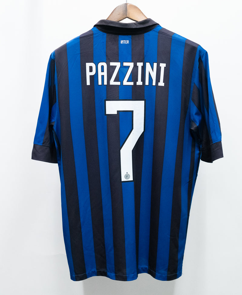 Inter Milan 2011-12 Pazzini Home Kit (L)