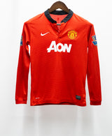 Manchester United 2013-14 Fellaini Long Sleeve Home Kit (YL)