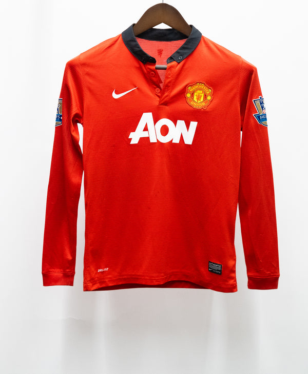 Manchester United 2013-14 Fellaini Long Sleeve Home Kit (YL)