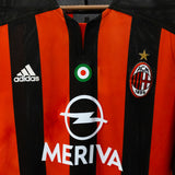 AC Milan 2003-04 Inzaghi Long Sleeve Home Kit (S)