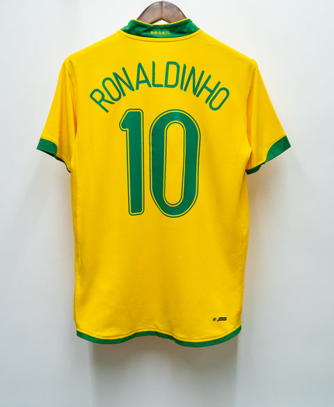 Brazil 2006 Ronaldinho Home Kit (M)