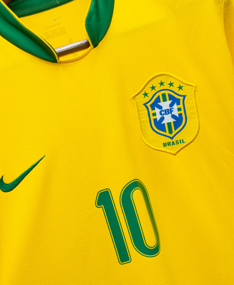 Brazil 2006 Ronaldinho Home Kit (M)