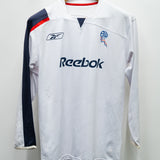 Bolton Wanderers 2005-06 Okocha Long Sleeve Home Kit (M)