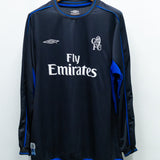 Chelsea 2002-03 Lampard Long Sleeve Away Kit (2XL)