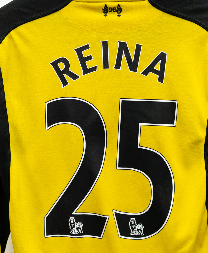 Liverpool 2012-13 Reina Long Sleeve Goalkeeper Away Kit (S)