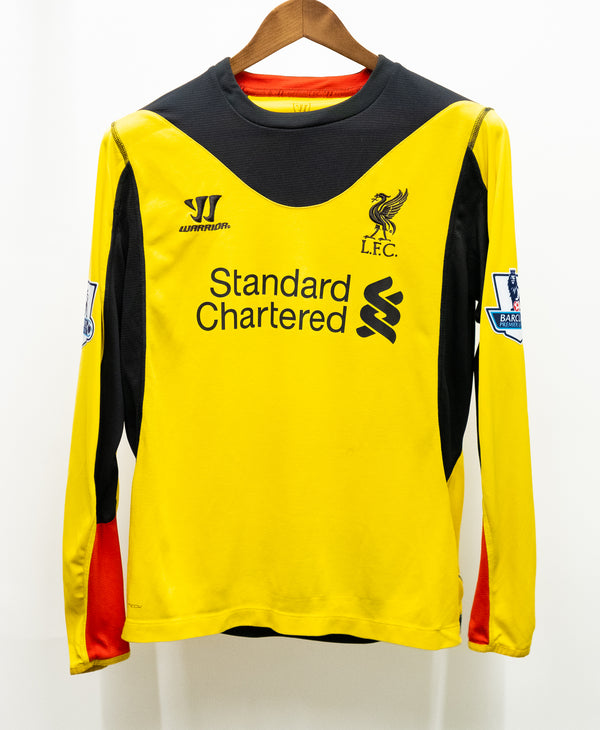 Liverpool 2012-13 Reina Long Sleeve Goalkeeper Away Kit (S)