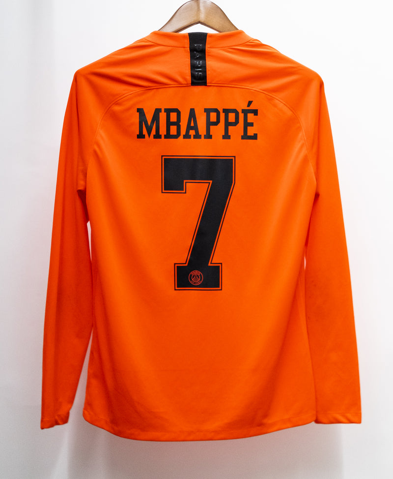 PSG 2019-20 Mbappe Long Sleeve Away Kit (M)