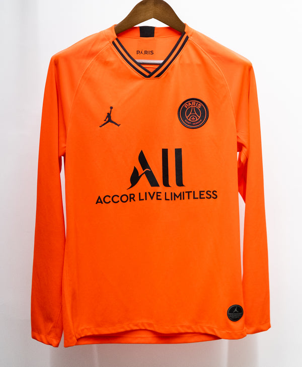 PSG 2019-20 Mbappe Long Sleeve Away Kit (M)