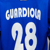 Brescia 2001-02 Guardiola Long Sleeve Home Kit (XL)
