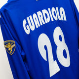 Brescia 2001-02 Guardiola Long Sleeve Home Kit (XL)