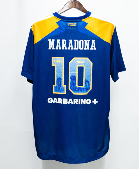 Boca Juniors 2021 Maradona Tribute Player Issue Third Kit (XL)