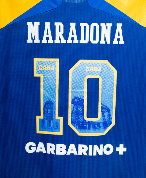 Boca Juniors 2021 Maradona Tribute Player Issue Third Kit (XL)