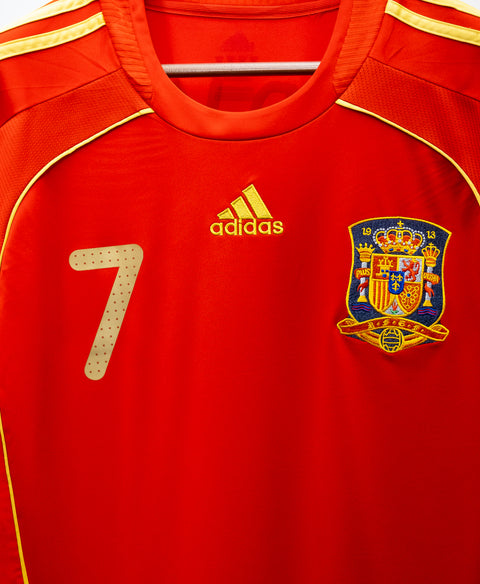 Spain 2008 David Villa Home Kit (2XL)