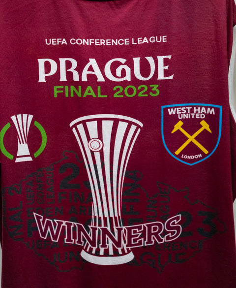 West Ham United 2023 Conference League Bootleg Winners Tee (3XL)