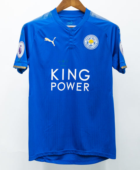 Leicester City 2017-18 Vardy Home Kit (M)