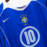 Brazil 2004 Ronaldinho Away Kit (L)