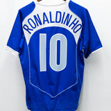 Brazil 2004 Ronaldinho Away Kit (L)