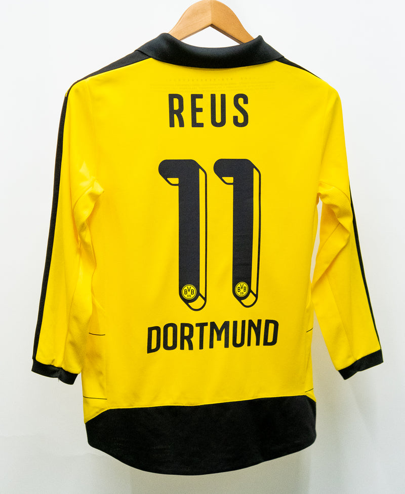 Borussia Dortmund 2015-16 Reus Long Sleeve Home Kit (XS)