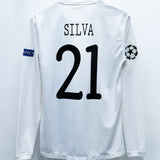 Manchester City 2013-14 Silva Long Sleeve Third Kit (M)