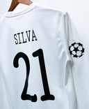 Manchester City 2013-14 Silva Long Sleeve Third Kit (M)
