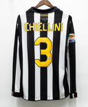 Juventus 2011-12 Chiellini Long Sleeve Home Kit (L)