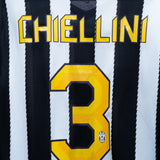 Juventus 2011-12 Chiellini Long Sleeve Home Kit (L)