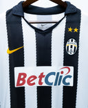 Juventus 2011-12 Chiellini Long Sleeve Home Kit (L)