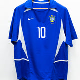 Brazil 2002 Rivaldo Away Kit (L)