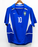 Brazil 2002 Rivaldo Away Kit (L)