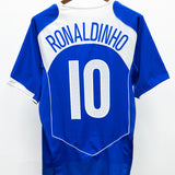 Brazil 2004 Ronaldinho Away Kit (M)